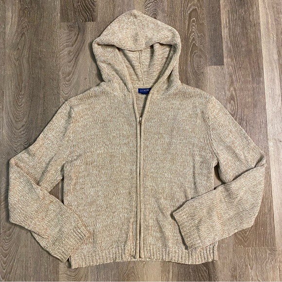 J. Crew Sweaters J Crew Zip Hooded Sweater Poshmark